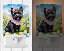 Load image into Gallery viewer, Cairn Terrier Easter Egg Hunt Ceramic Night Light