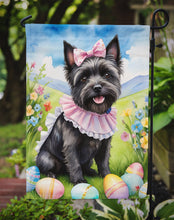 Load image into Gallery viewer, Cairn Terrier Easter Garden Flag - Easter Egg Hunt - Dog-Themed Spring Yard Decor