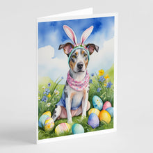 Load image into Gallery viewer, Catahoula Easter Egg Hunt Greeting Cards - Blank Note Cards – 8-Pack of Artist-Designed Cards with Envelopes
