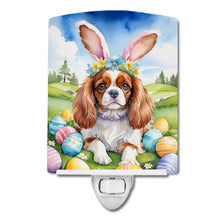 Load image into Gallery viewer, Cavalier Spaniel Easter Egg Hunt Ceramic Night Light