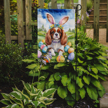 Load image into Gallery viewer, Cavalier King Charles Spaniel Easter Garden Flag - Easter Egg Hunt - Dog-Themed Spring Yard Decor