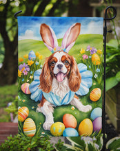 Load image into Gallery viewer, Cavalier King Charles Spaniel Easter Garden Flag - Easter Egg Hunt - Dog-Themed Spring Yard Decor