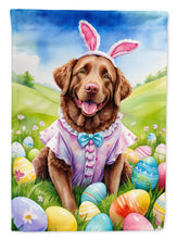 Load image into Gallery viewer, Chesapeake Bay Retriever Easter Egg Hunt House Flag