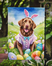 Load image into Gallery viewer, Chesapeake Bay Retriever Easter Garden Flag - Easter Egg Hunt - Dog-Themed Spring Yard Decor