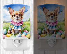 Load image into Gallery viewer, Chihuahua Easter Egg Hunt Ceramic Night Light