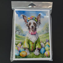 Load image into Gallery viewer, Chinese Crested Easter Egg Hunt Greeting Cards - Blank Note Cards – 8-Pack of Artist-Designed Cards with Envelopes