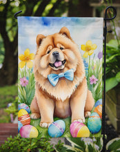 Load image into Gallery viewer, Chow Chow Easter Garden Flag - Easter Egg Hunt - Dog-Themed Spring Yard Decor