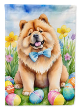 Load image into Gallery viewer, Chow Chow Easter Garden Flag - Easter Egg Hunt - Dog-Themed Spring Yard Decor