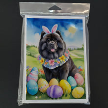 Load image into Gallery viewer, Chow Chow Easter Egg Hunt Greeting Cards - Blank Note Cards – 8-Pack of Artist-Designed Cards with Envelopes