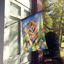 Load image into Gallery viewer, Chow Chow Easter Egg Hunt House Flag