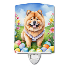 Load image into Gallery viewer, Chow Chow Easter Egg Hunt Ceramic Night Light