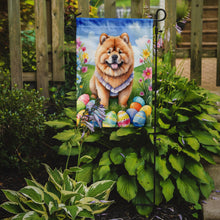 Load image into Gallery viewer, Chow Chow Easter Garden Flag - Easter Egg Hunt - Dog-Themed Spring Yard Decor
