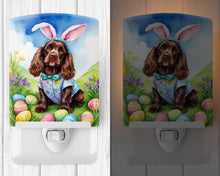Load image into Gallery viewer, Cocker Spaniel Easter Egg Hunt Ceramic Night Light