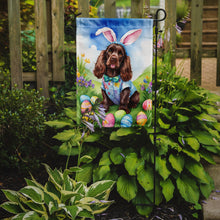 Load image into Gallery viewer, Cocker Spaniel Easter Garden Flag - Easter Egg Hunt - Dog-Themed Spring Yard Decor