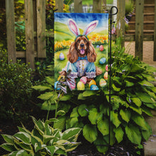 Load image into Gallery viewer, Cocker Spaniel Easter Garden Flag - Easter Egg Hunt - Dog-Themed Spring Yard Decor