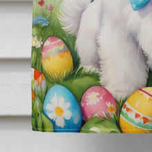 Load image into Gallery viewer, Coton de Tulear Easter Egg Hunt House Flag
