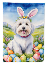 Load image into Gallery viewer, Coton de Tulear Easter Egg Hunt House Flag