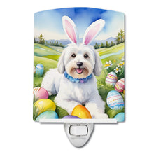 Load image into Gallery viewer, Coton de Tulear Easter Egg Hunt Ceramic Night Light