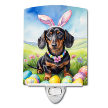 Load image into Gallery viewer, Dachshund Easter Egg Hunt Ceramic Night Light