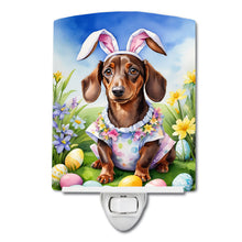 Load image into Gallery viewer, Dachshund Easter Egg Hunt Ceramic Night Light