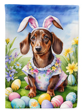 Load image into Gallery viewer, Dachshund Easter Garden Flag - Easter Egg Hunt - Dog-Themed Spring Yard Decor