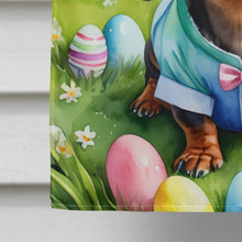 Load image into Gallery viewer, Dachshund Easter Egg Hunt House Flag