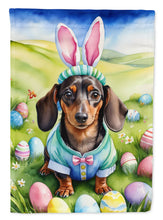 Load image into Gallery viewer, Dachshund Easter Garden Flag - Easter Egg Hunt - Dog-Themed Spring Yard Decor