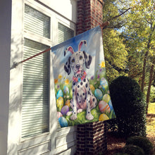 Load image into Gallery viewer, Dalmatian Easter Egg Hunt House Flag