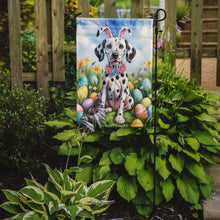 Load image into Gallery viewer, Dalmatian Easter Garden Flag - Easter Egg Hunt - Dog-Themed Spring Yard Decor
