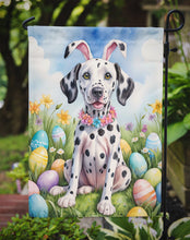 Load image into Gallery viewer, Dalmatian Easter Garden Flag - Easter Egg Hunt - Dog-Themed Spring Yard Decor