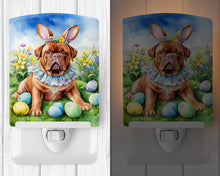 Load image into Gallery viewer, Dogue de Bordeaux Easter Egg Hunt Ceramic Night Light