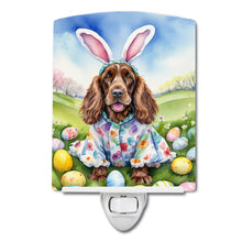 Load image into Gallery viewer, English Cocker Spaniel Easter Egg Hunt Ceramic Night Light