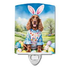 Load image into Gallery viewer, English Cocker Spaniel Easter Egg Hunt Ceramic Night Light
