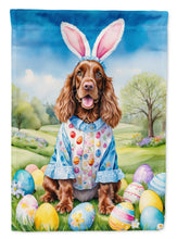Load image into Gallery viewer, English Cocker Spaniel Easter Garden Flag - Easter Egg Hunt - Dog-Themed Spring Yard Decor