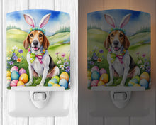 Load image into Gallery viewer, English Foxhound Easter Egg Hunt Ceramic Night Light