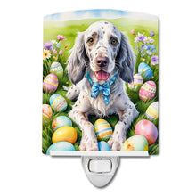 Load image into Gallery viewer, English Setter Easter Egg Hunt Ceramic Night Light