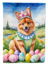 Load image into Gallery viewer, Finnish Spitz Easter Egg Hunt House Flag