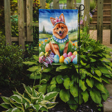 Load image into Gallery viewer, Finnish Spitz Easter Garden Flag - Easter Egg Hunt - Dog-Themed Spring Yard Decor