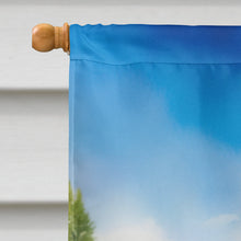 Load image into Gallery viewer, Finnish Spitz Easter Egg Hunt House Flag