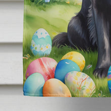 Load image into Gallery viewer, Flat-Coated Retriever Easter Egg Hunt House Flag