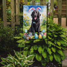 Load image into Gallery viewer, Flat-Coated Retriever Easter Garden Flag - Easter Egg Hunt - Dog-Themed Spring Yard Decor