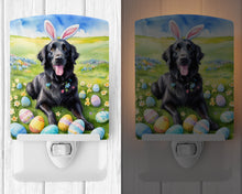 Load image into Gallery viewer, Flat-Coated Retriever Easter Egg Hunt Ceramic Night Light