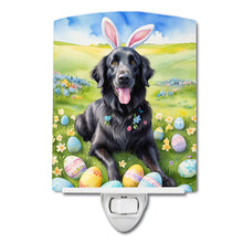 Load image into Gallery viewer, Flat-Coated Retriever Easter Egg Hunt Ceramic Night Light