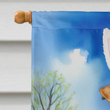 Load image into Gallery viewer, Fox Terrier Easter Egg Hunt House Flag