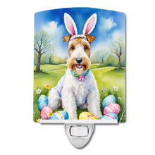 Load image into Gallery viewer, Fox Terrier Easter Egg Hunt Ceramic Night Light
