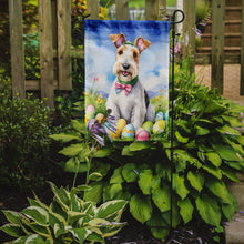Load image into Gallery viewer, Fox Terrier Easter Garden Flag - Easter Egg Hunt - Dog-Themed Spring Yard Decor