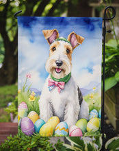 Load image into Gallery viewer, Fox Terrier Easter Garden Flag - Easter Egg Hunt - Dog-Themed Spring Yard Decor