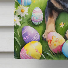 Load image into Gallery viewer, Black German Shepherd Easter Egg Hunt House Flag
