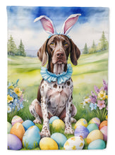 Load image into Gallery viewer, German Shorthaired Pointer Easter Garden Flag - Easter Egg Hunt - Dog-Themed Spring Yard Decor
