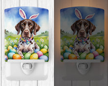 Load image into Gallery viewer, German Shorthaired Pointer Easter Egg Hunt Ceramic Night Light